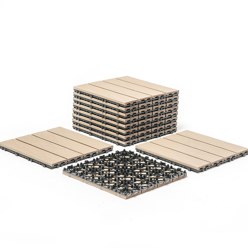 Placi durabile din lemn compozit din plastic pentru exterior