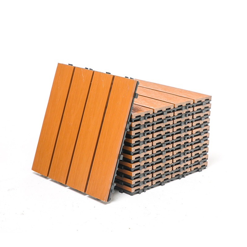Anticoroziune Eco WPC Lustruire Interlocking Compozit Deck Tiles
